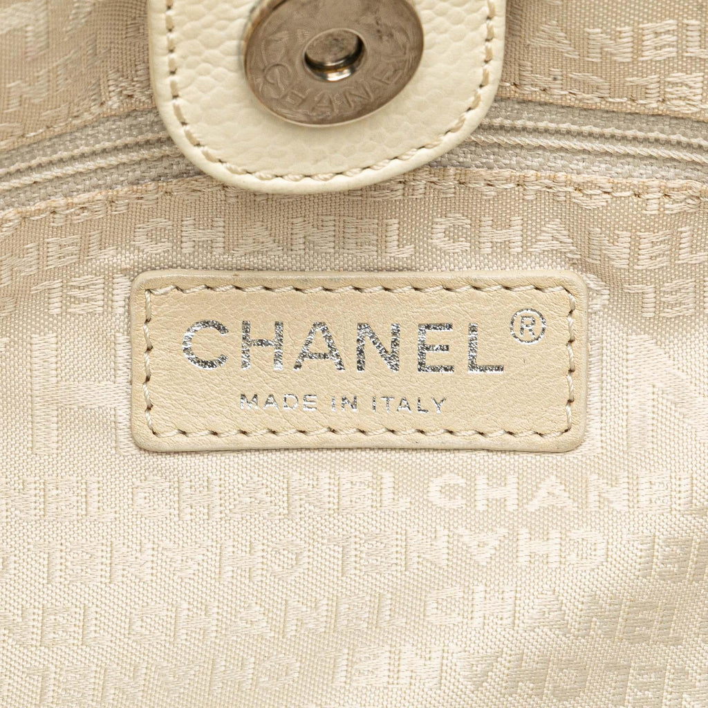 Chanel CC Woven Caviar Shoulder Bag