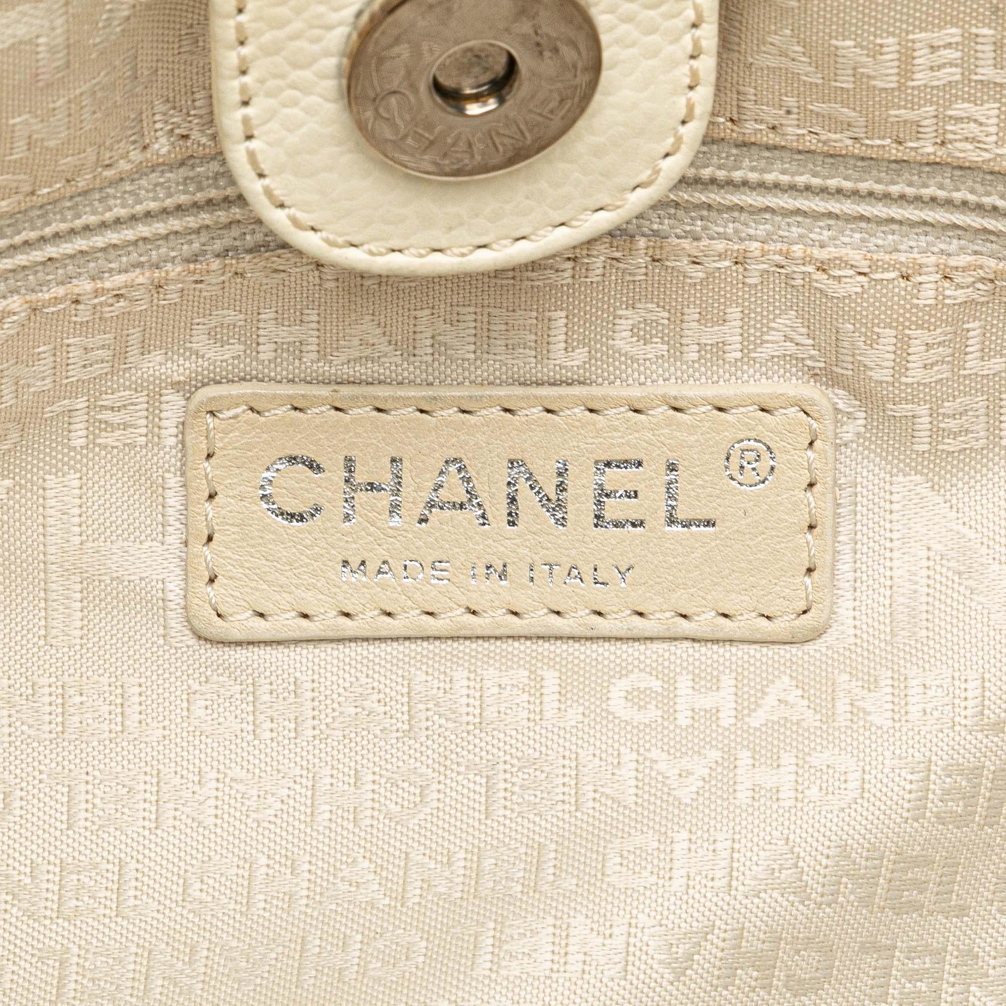 Chanel CC Woven Caviar Shoulder Bag