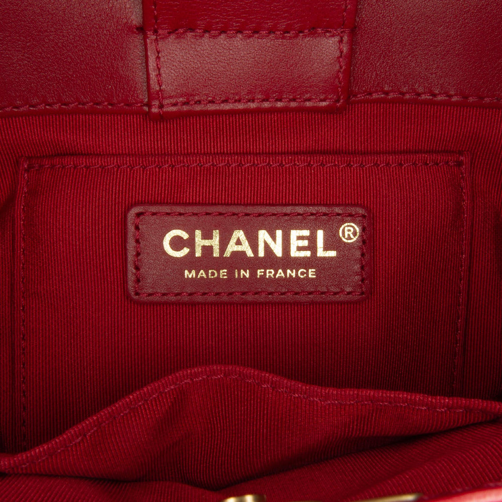 Chanel Calfskin Boy Bucket Bag