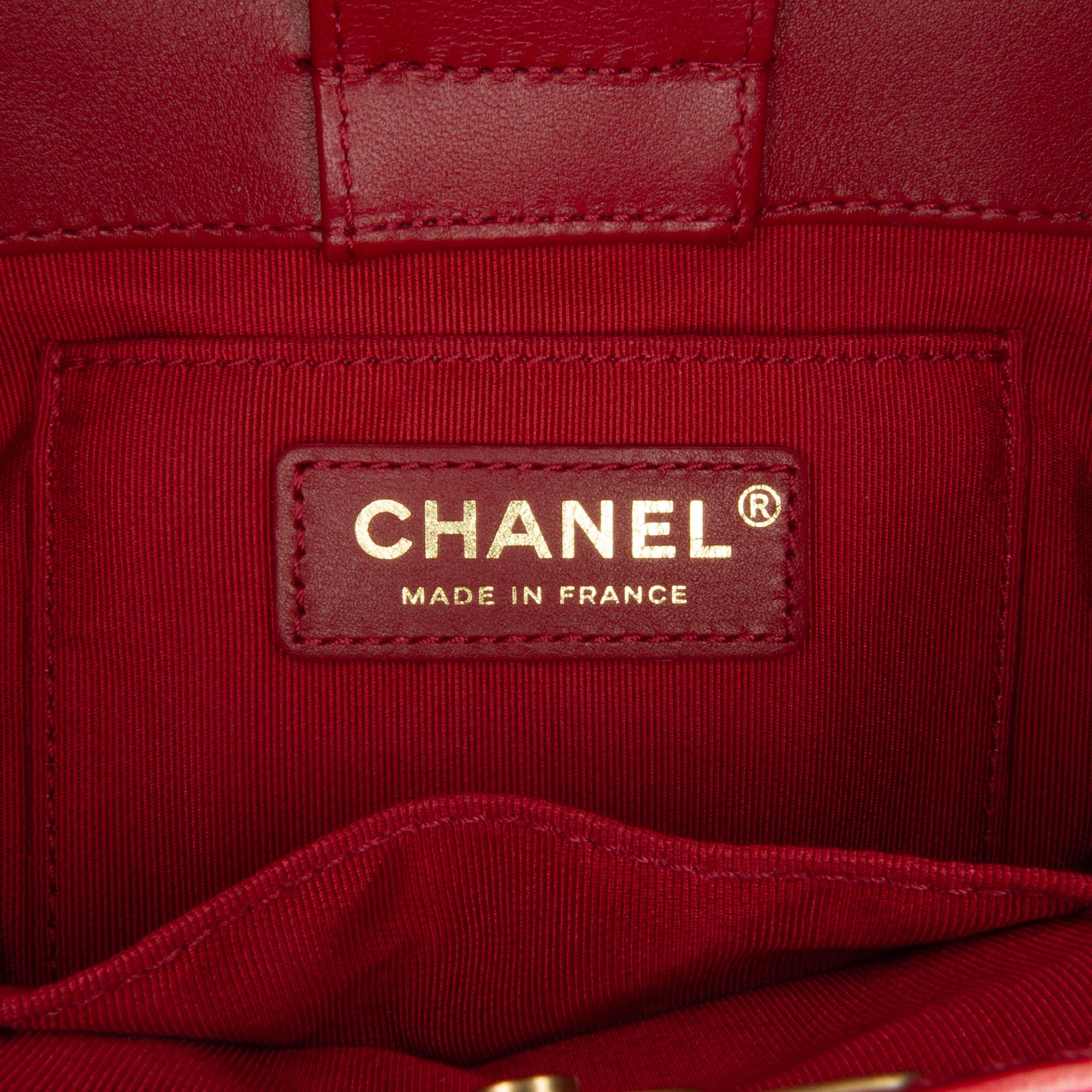 Chanel Calfskin Boy Bucket Bag