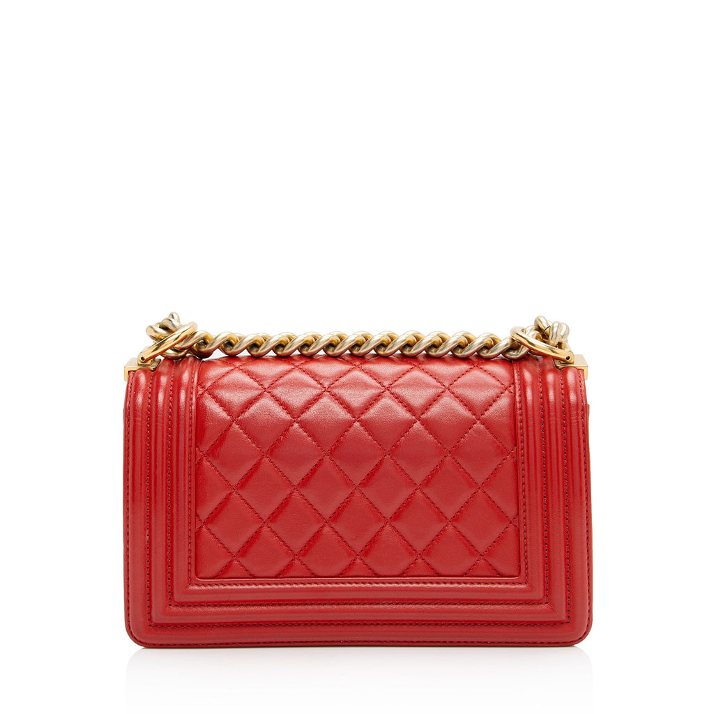 Chanel Calfskin Small Boy Bag