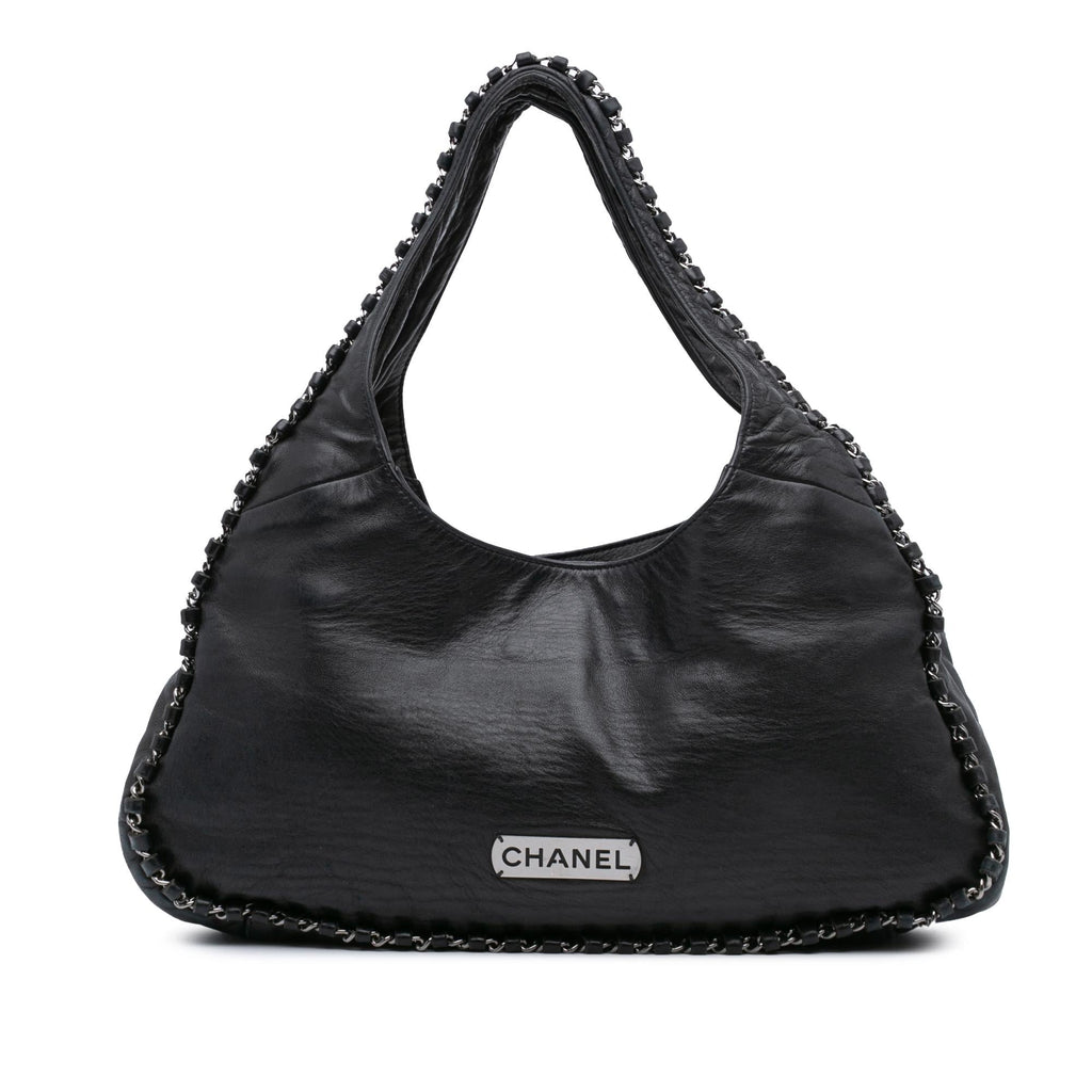 Chanel Calfskin Chain Around Hobo
