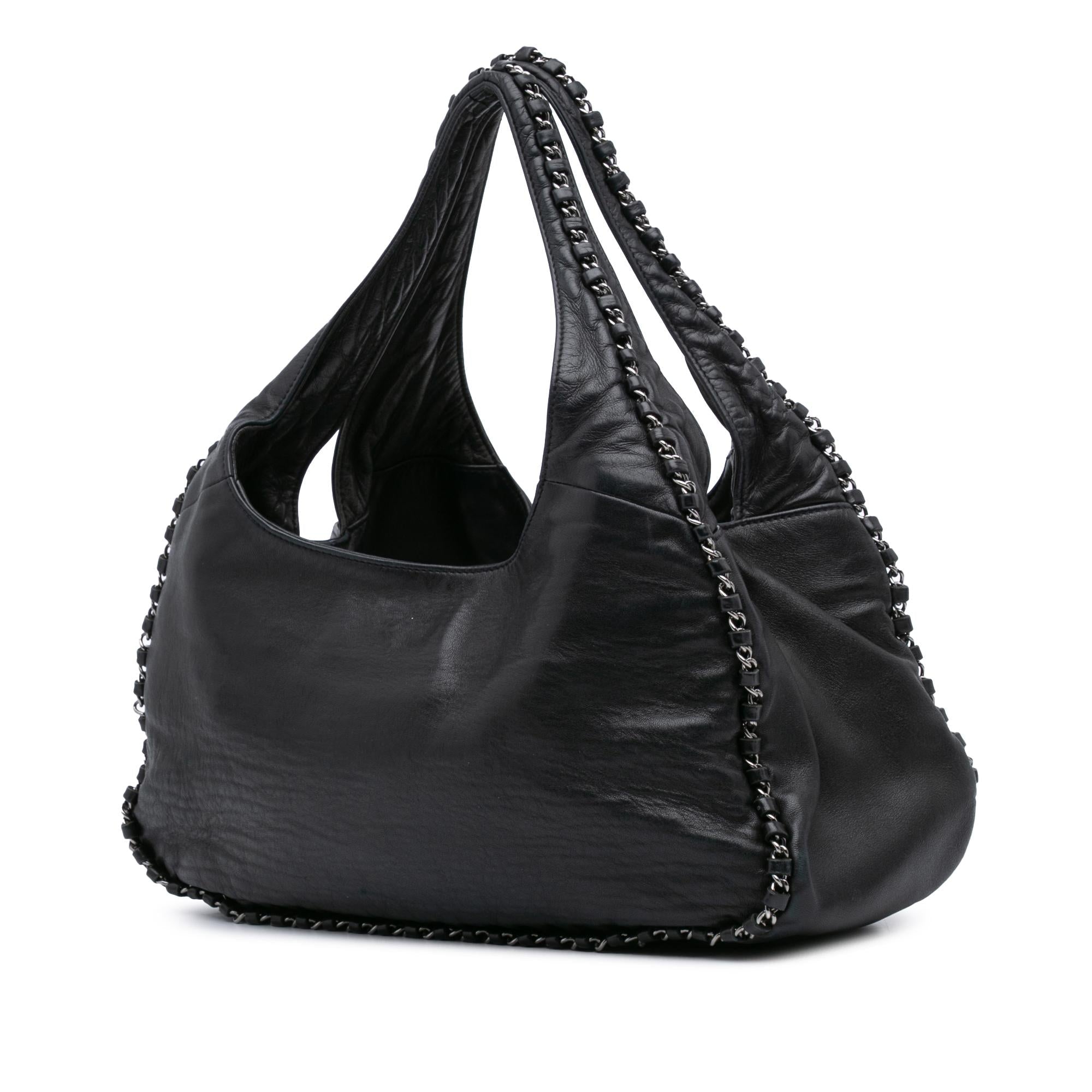 Chanel Calfskin Chain Around Hobo