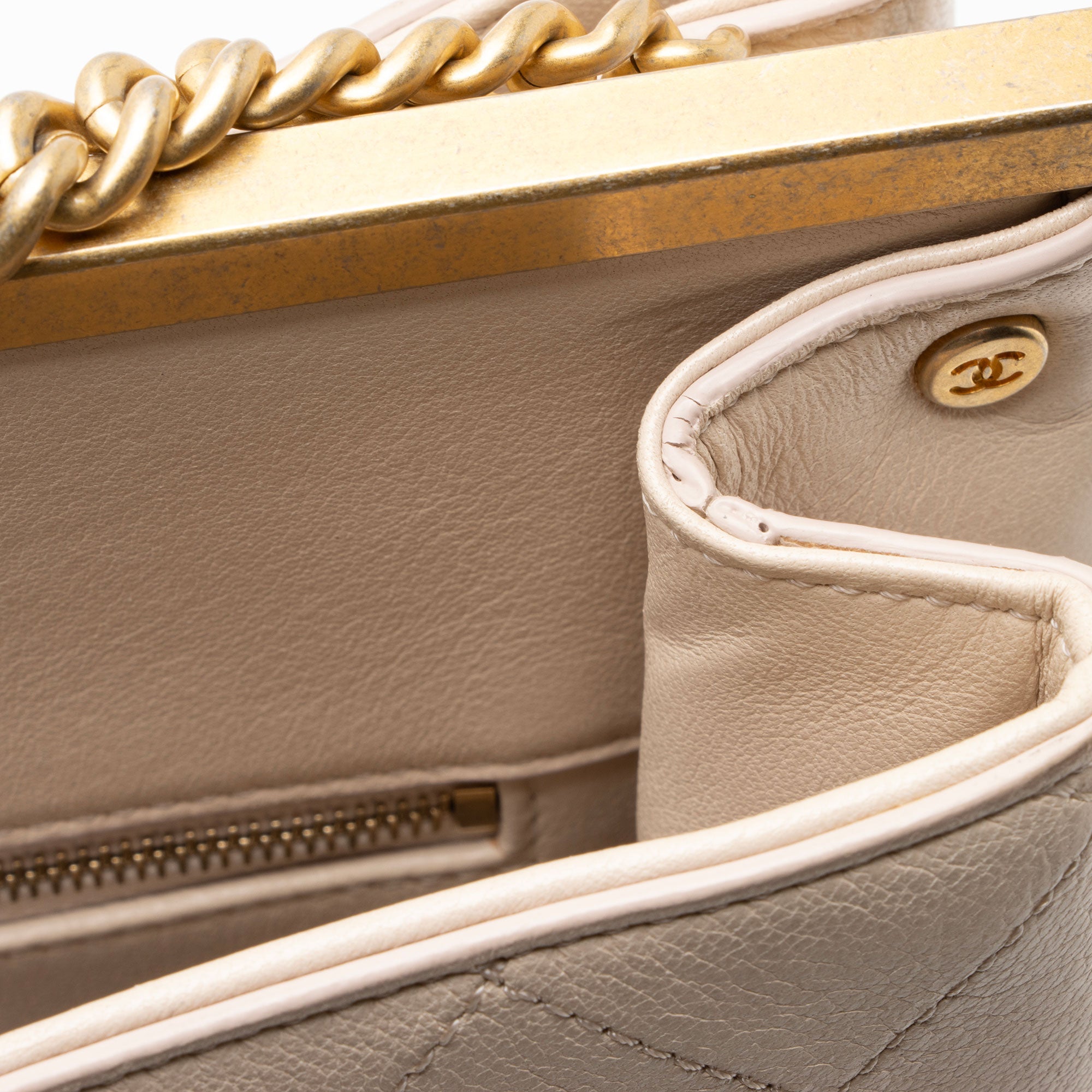 Chanel Calfskin Coco Luxe Large Shopping Tote