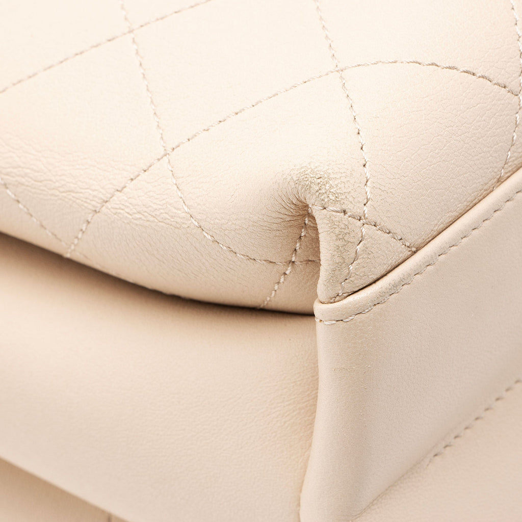 Chanel Calfskin Coco Luxe Large Shopping Tote