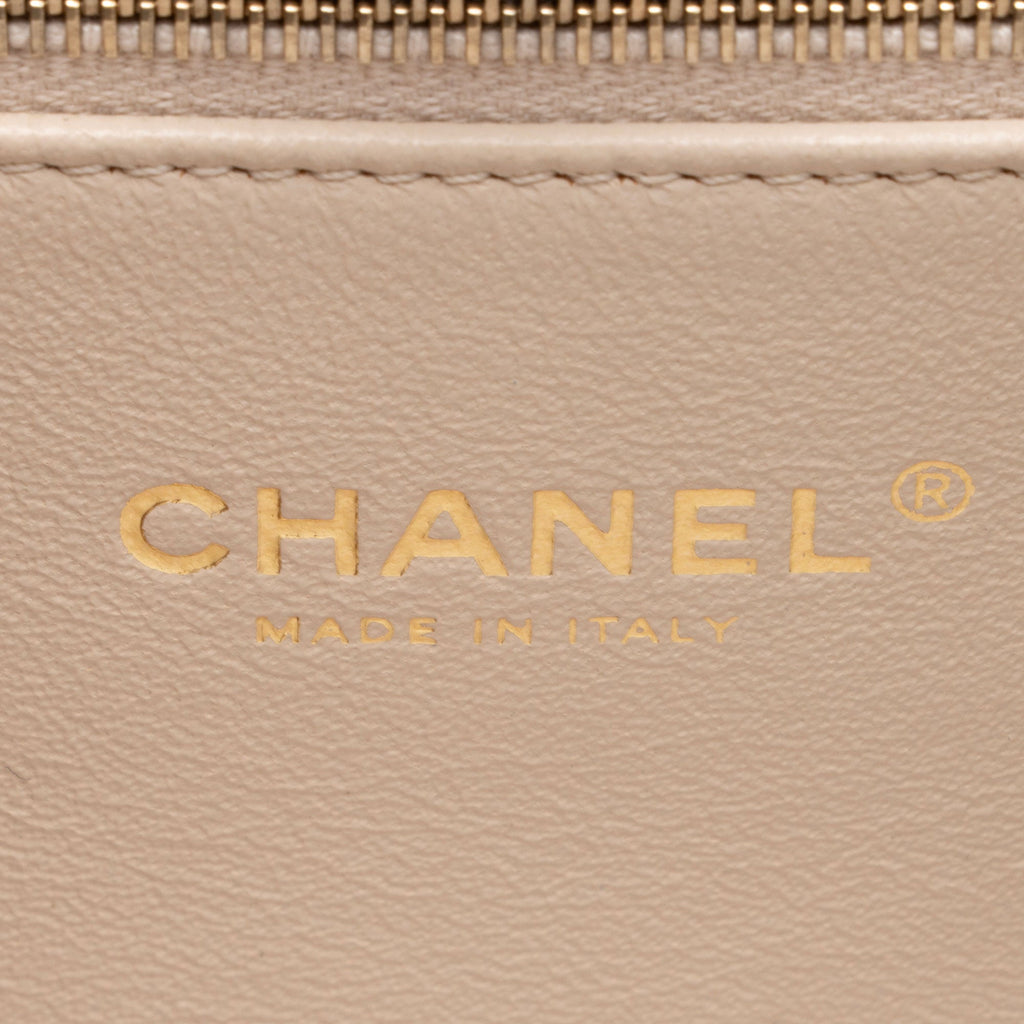 Chanel Calfskin Coco Luxe Large Shopping Tote