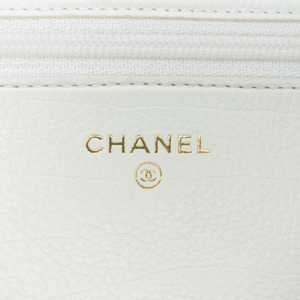 Chanel Calfskin Crochet 19 Wallet On Chain