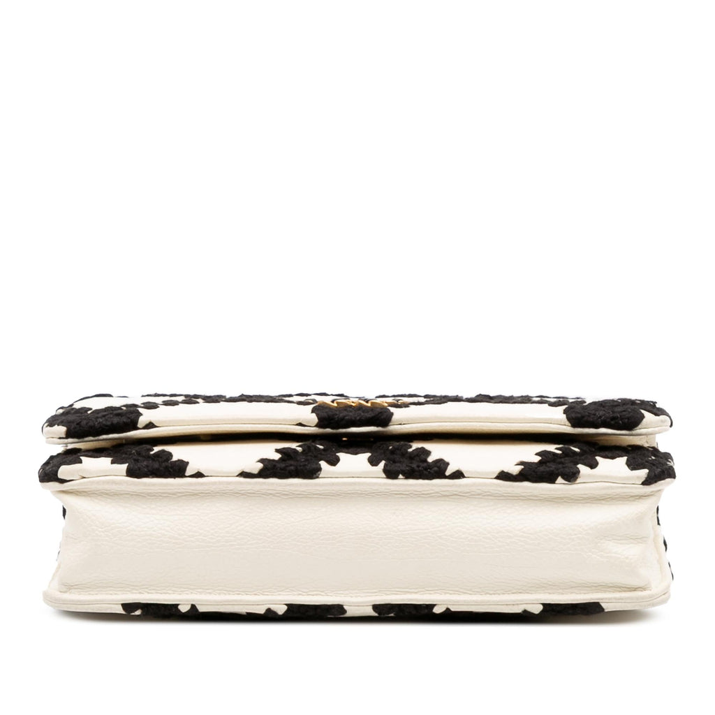 Chanel Calfskin Crochet 19 Wallet On Chain