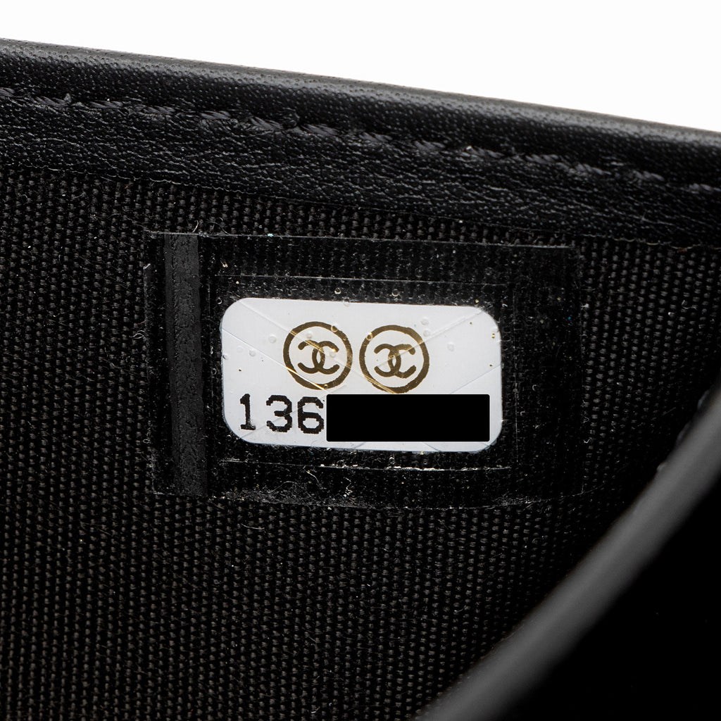 Chanel Calfskin Diamond Wild Stitch French Purse Wallet (SHF-snVzTa)