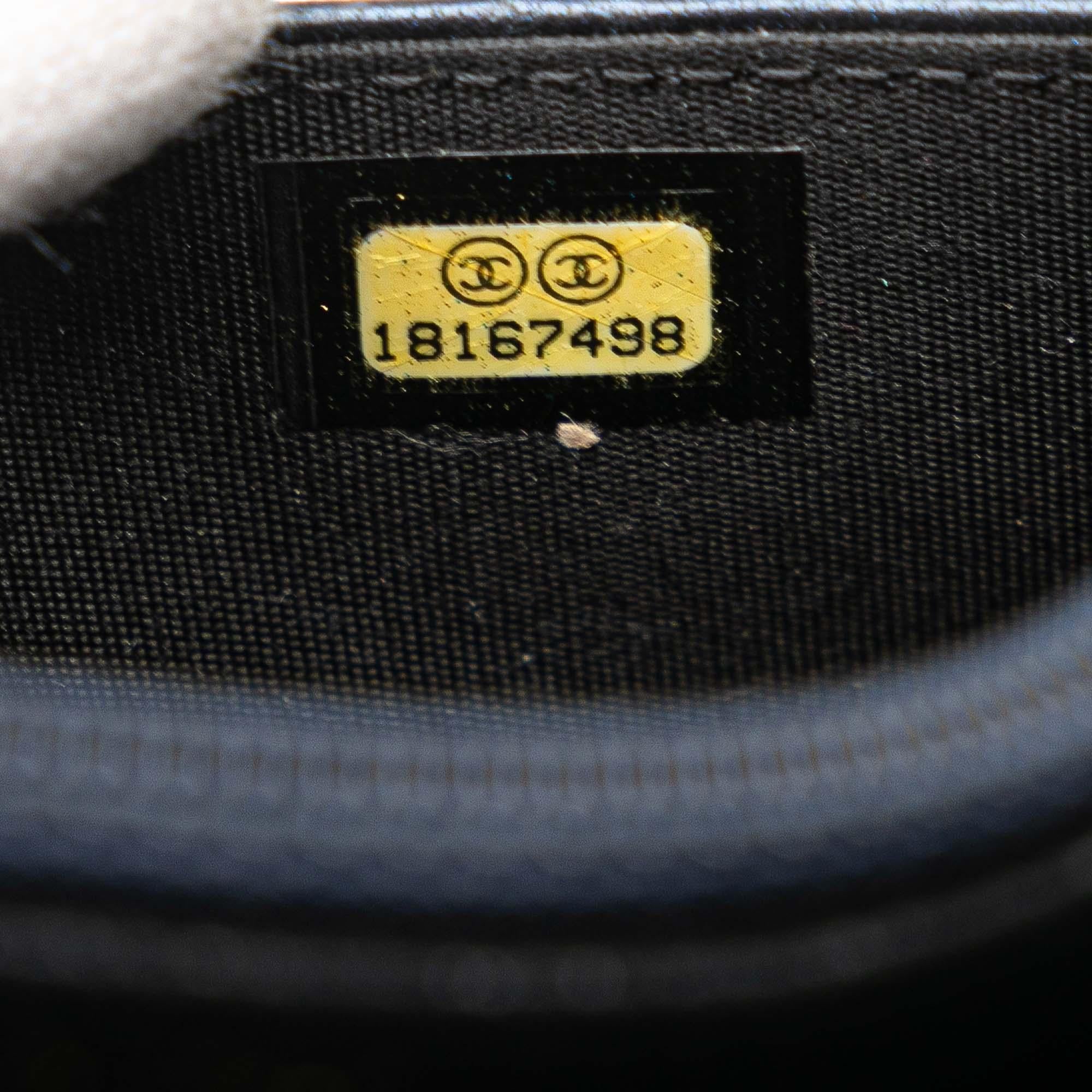 Chanel Calfskin Double Stitch Boy Wallet On Chain