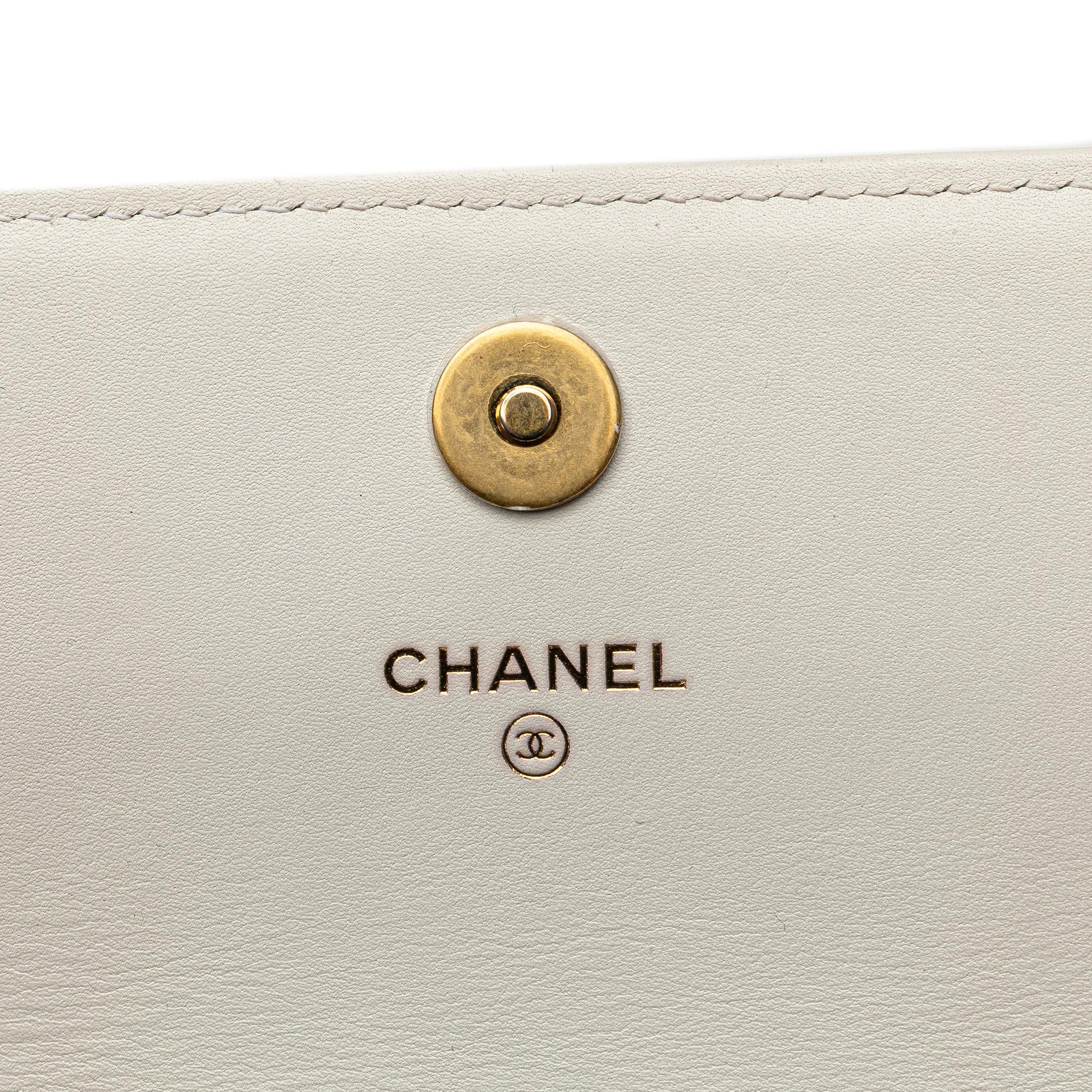 Chanel Calfskin Enchained Flap Wallet on Chain