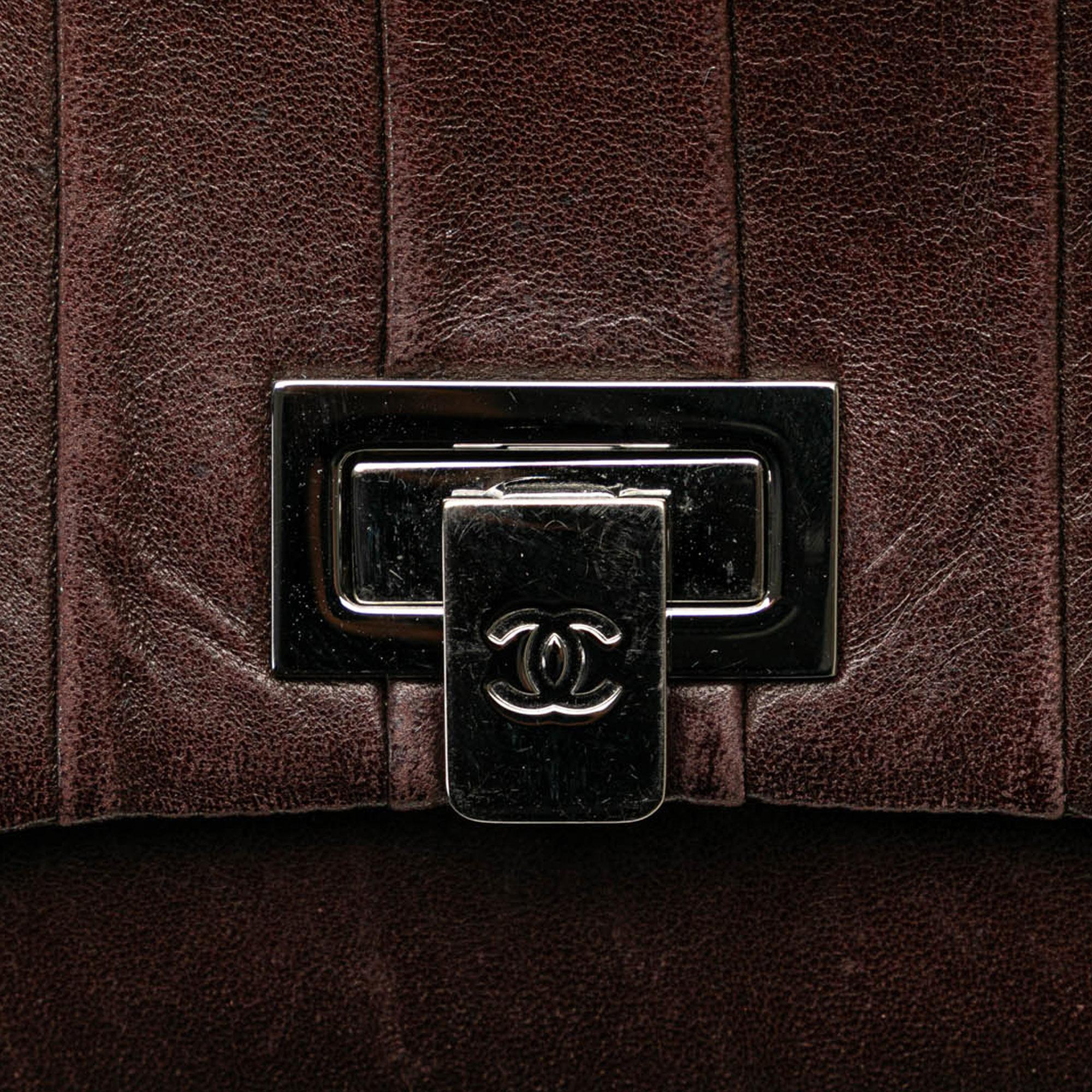 Chanel Calfskin Mademoiselle Ligne Accordion Flap