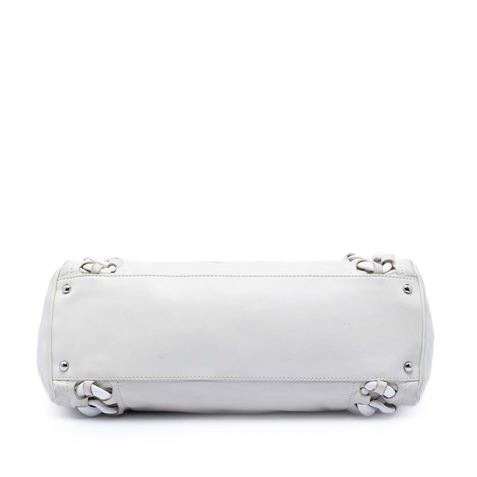 Chanel Calfskin Modern Chain Rhodoid East West Tote