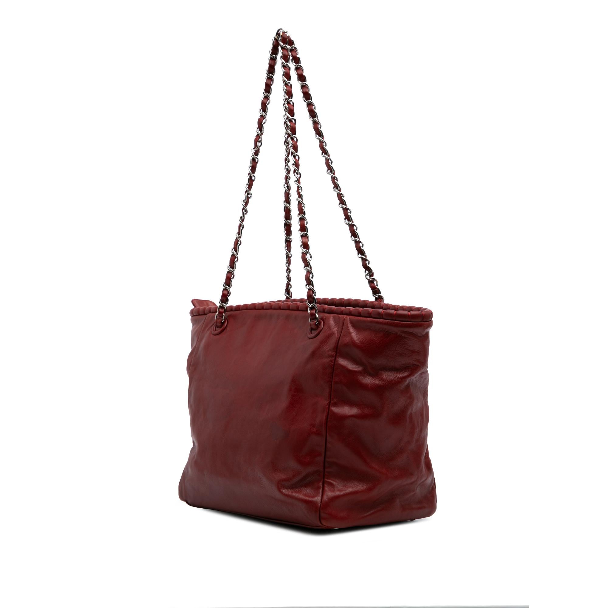 Chanel Calfskin On The Bund Tote