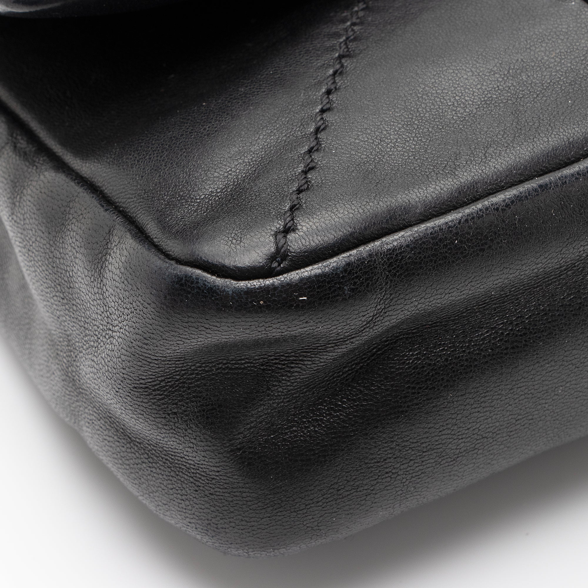 Chanel Calfskin Oversized Quilted CC Small Flap Bag (SHF-FRyV1T)