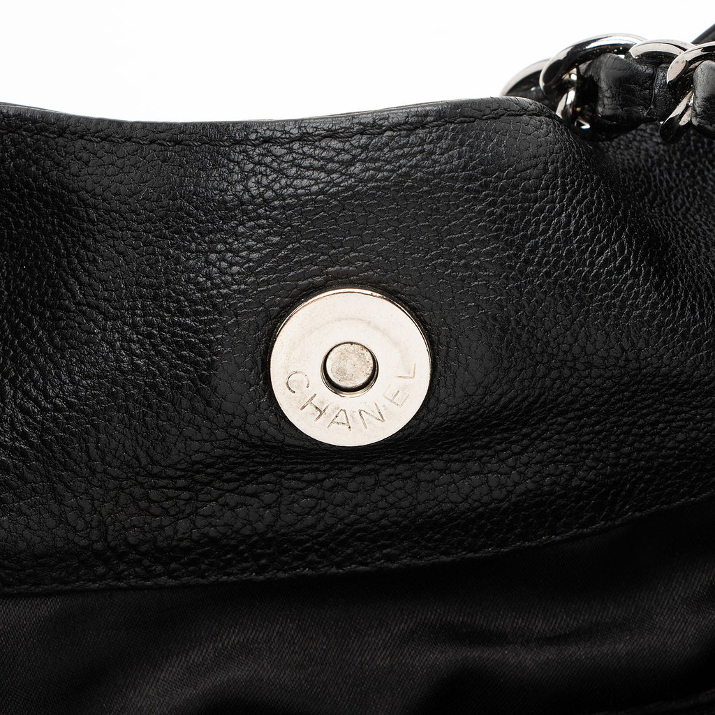 Chanel Calfskin Petit Cocos Cabas Shopper Tote