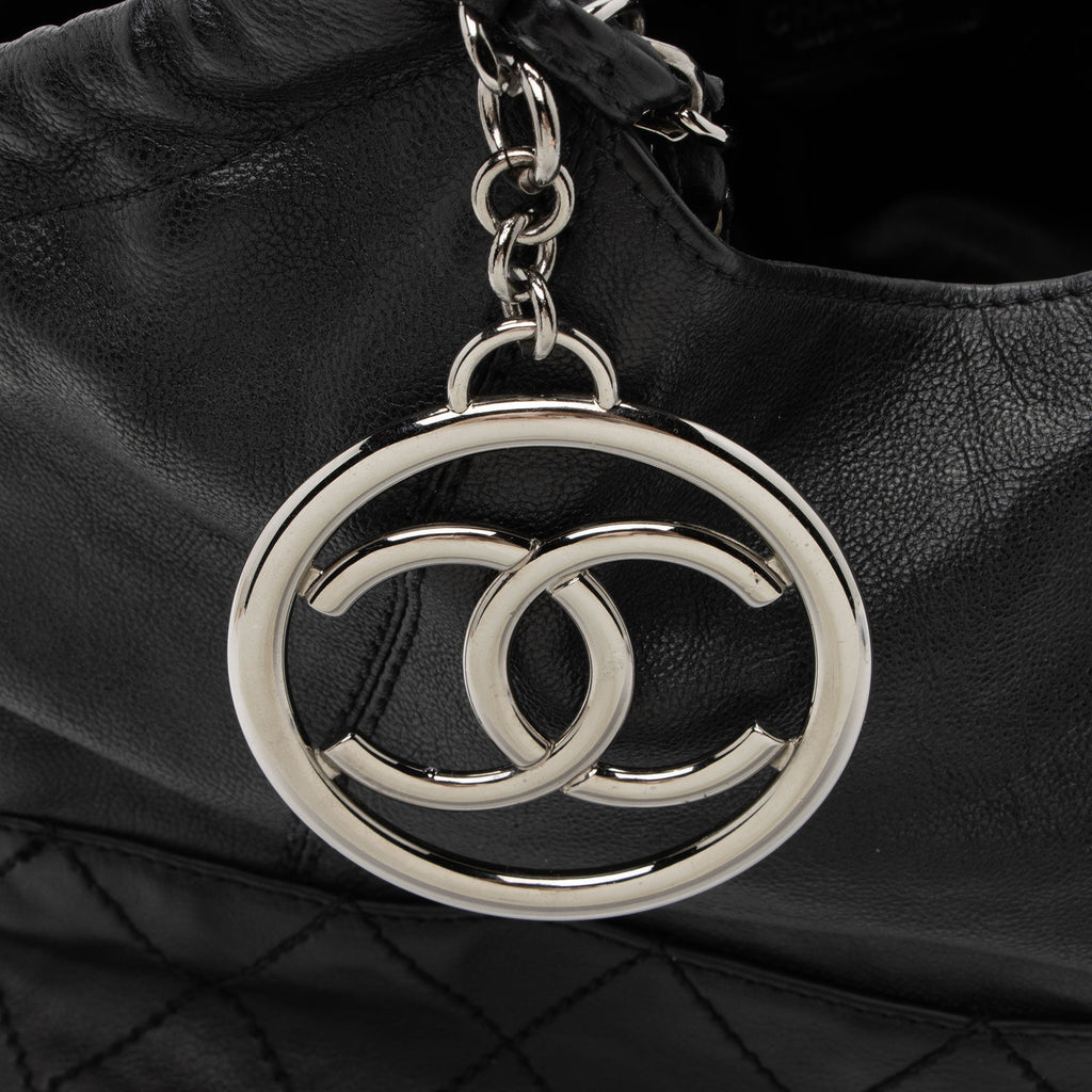 Chanel Calfskin Petit Cocos Cabas Shopper Tote