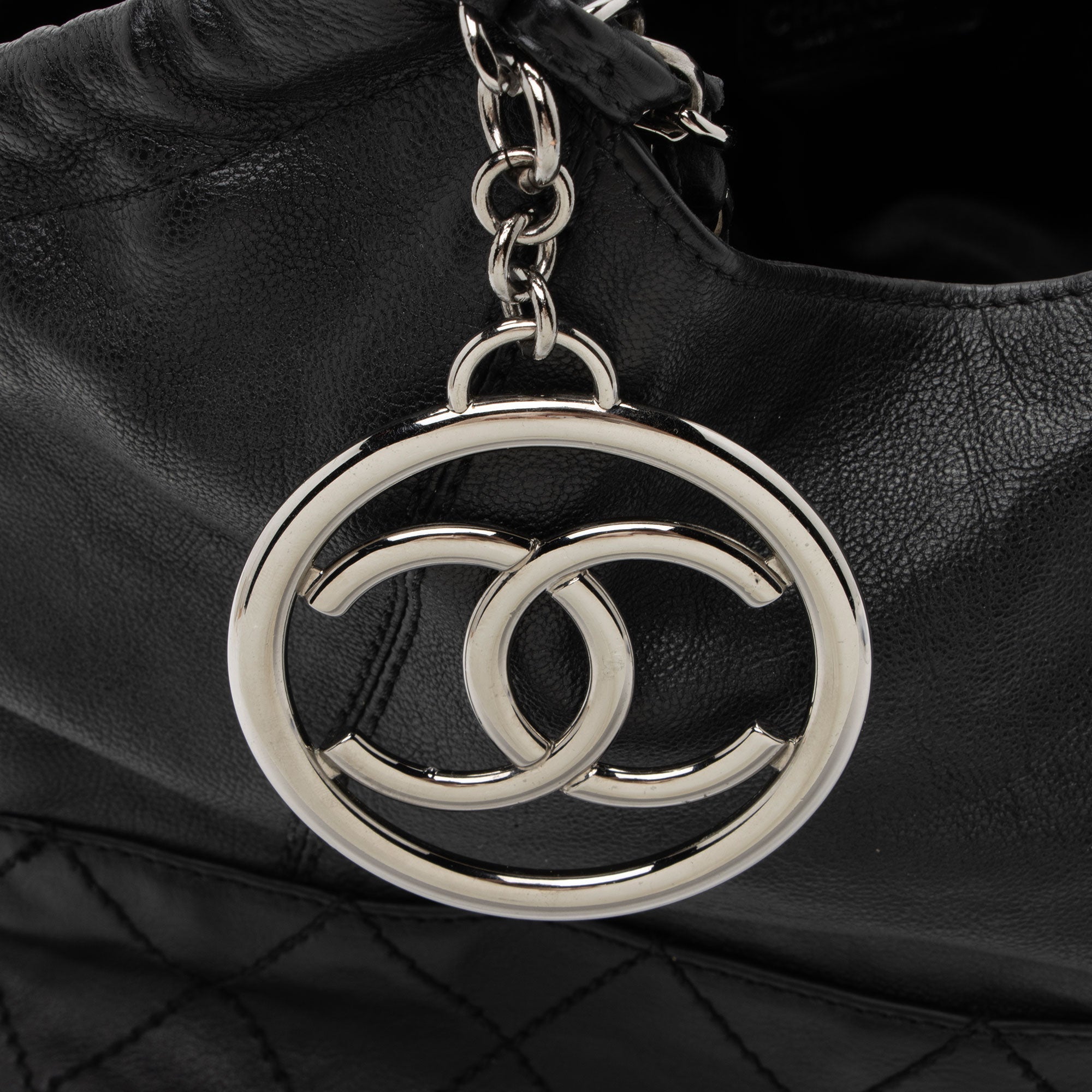 Chanel Calfskin Petit Cocos Cabas Shopper Tote