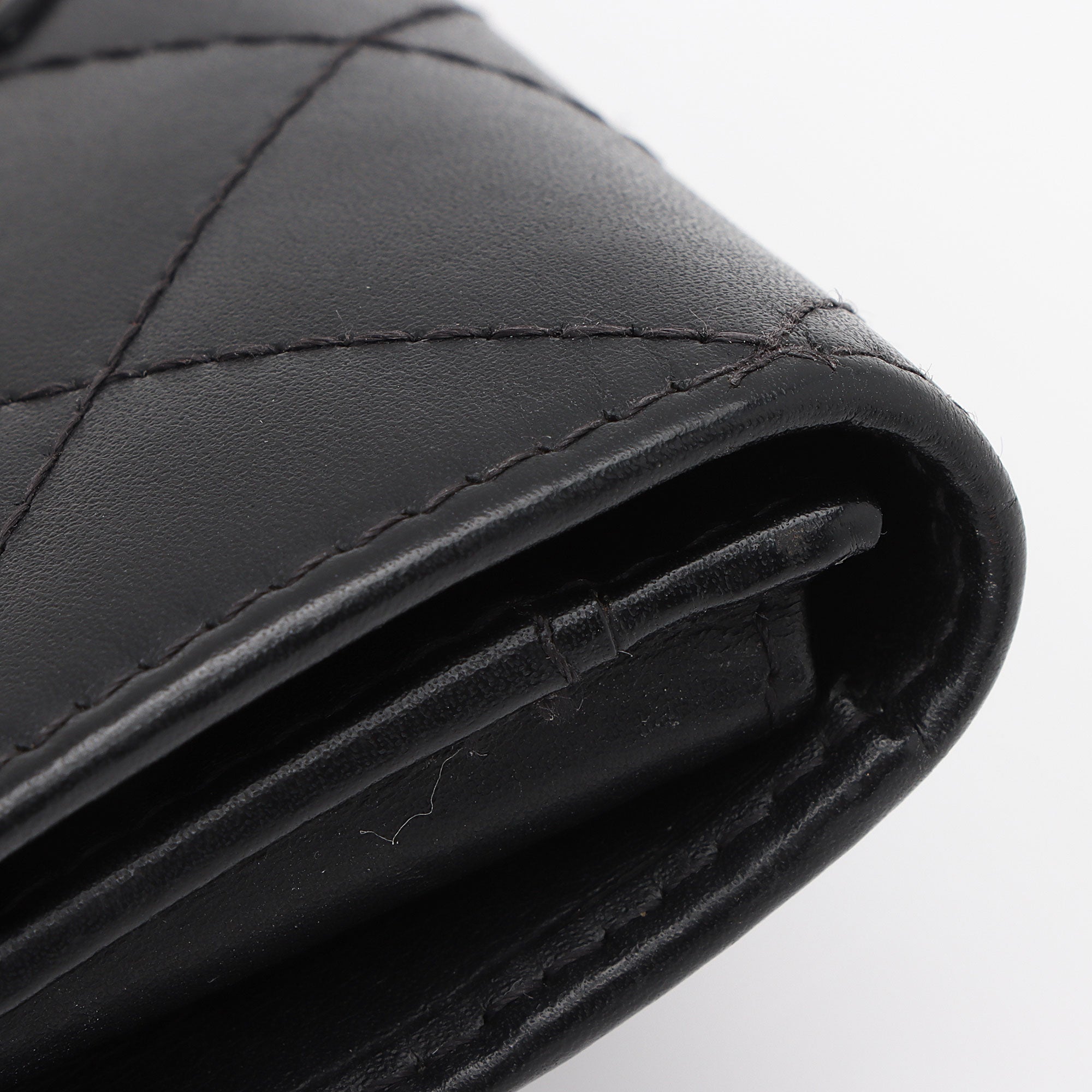 Chanel Calfskin Quilted Cambon Coin Case (SHF-iN8ZuB)