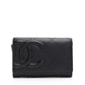 Chanel Calfskin Quilted Cambon Coin Case (SHF-iN8ZuB)