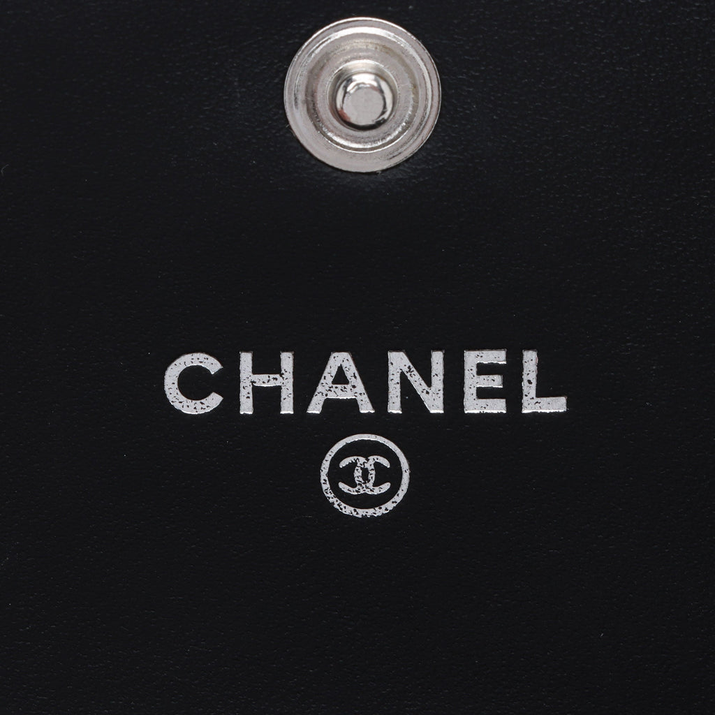 Chanel Calfskin Quilted Cambon Coin Case (SHF-iN8ZuB)