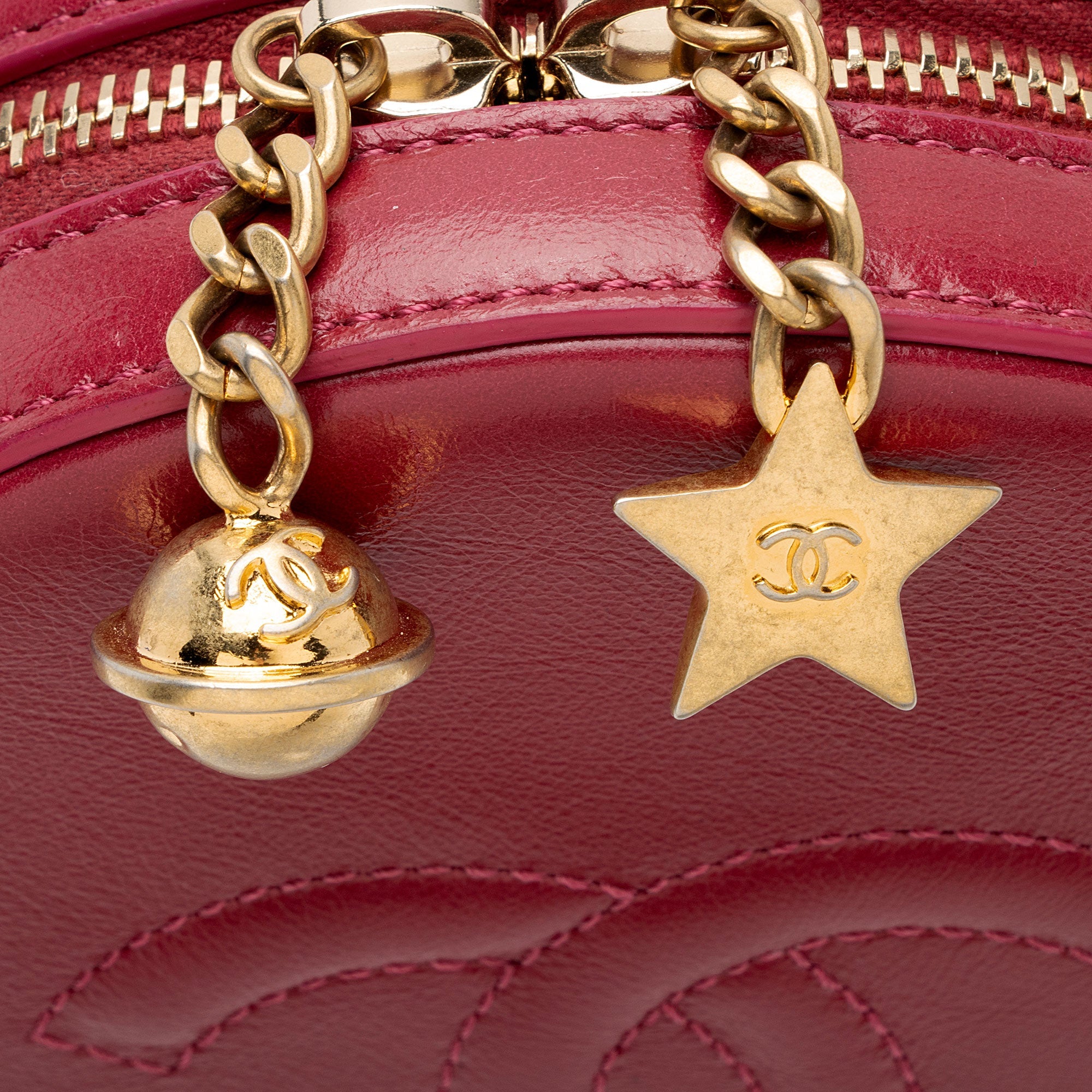 Chanel Calfskin Round As Earth Crossbody