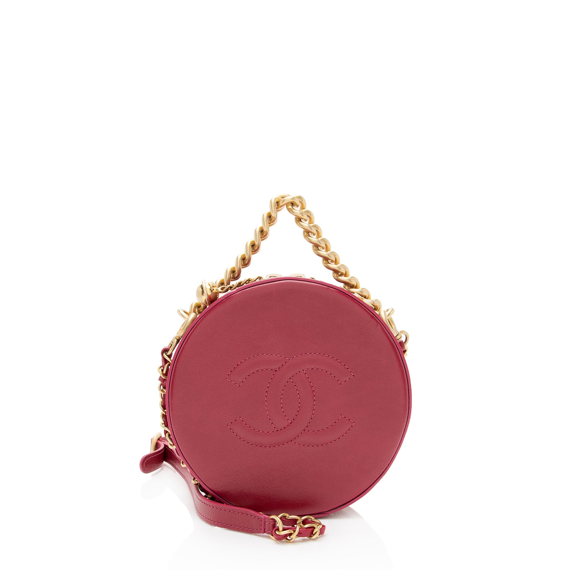 Chanel Calfskin Round As Earth Crossbody