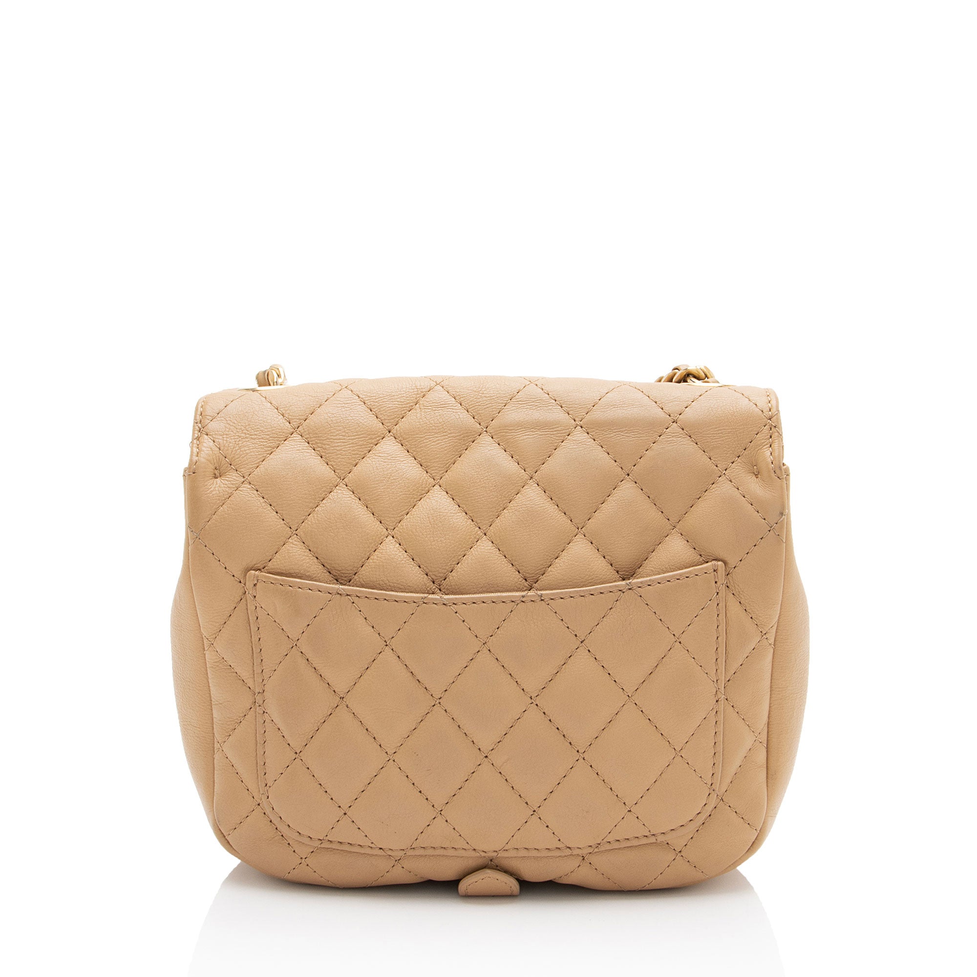Chanel Calfskin Saddle Full Flap Messenger