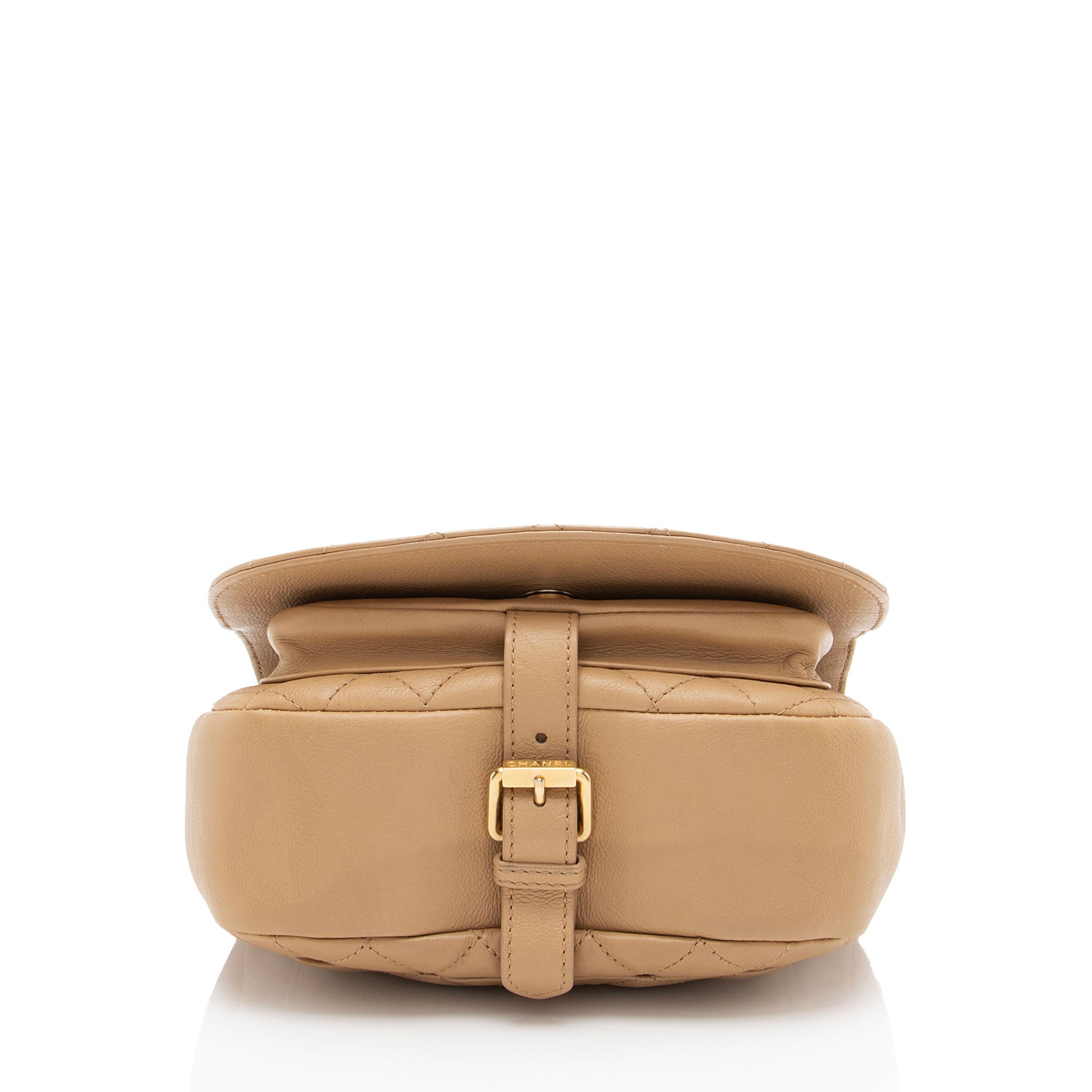 Chanel Calfskin Saddle Full Flap Messenger