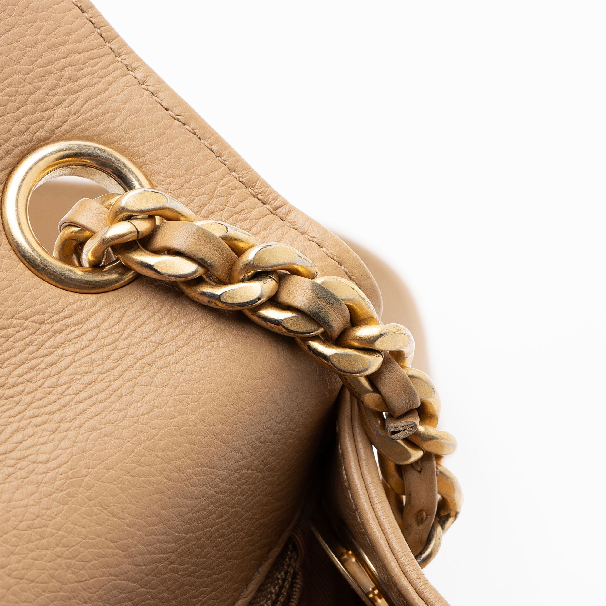 Chanel Calfskin Saddle Full Flap Messenger