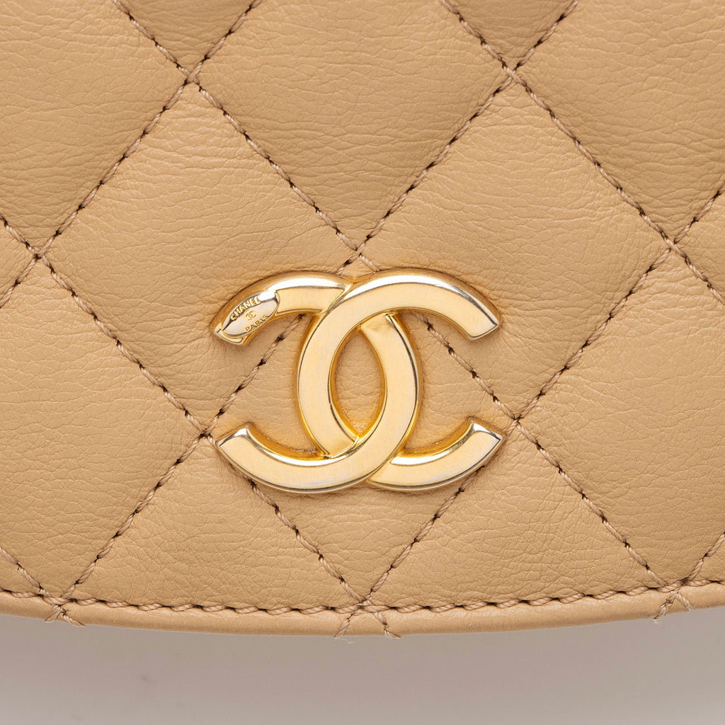 Chanel Calfskin Saddle Full Flap Messenger