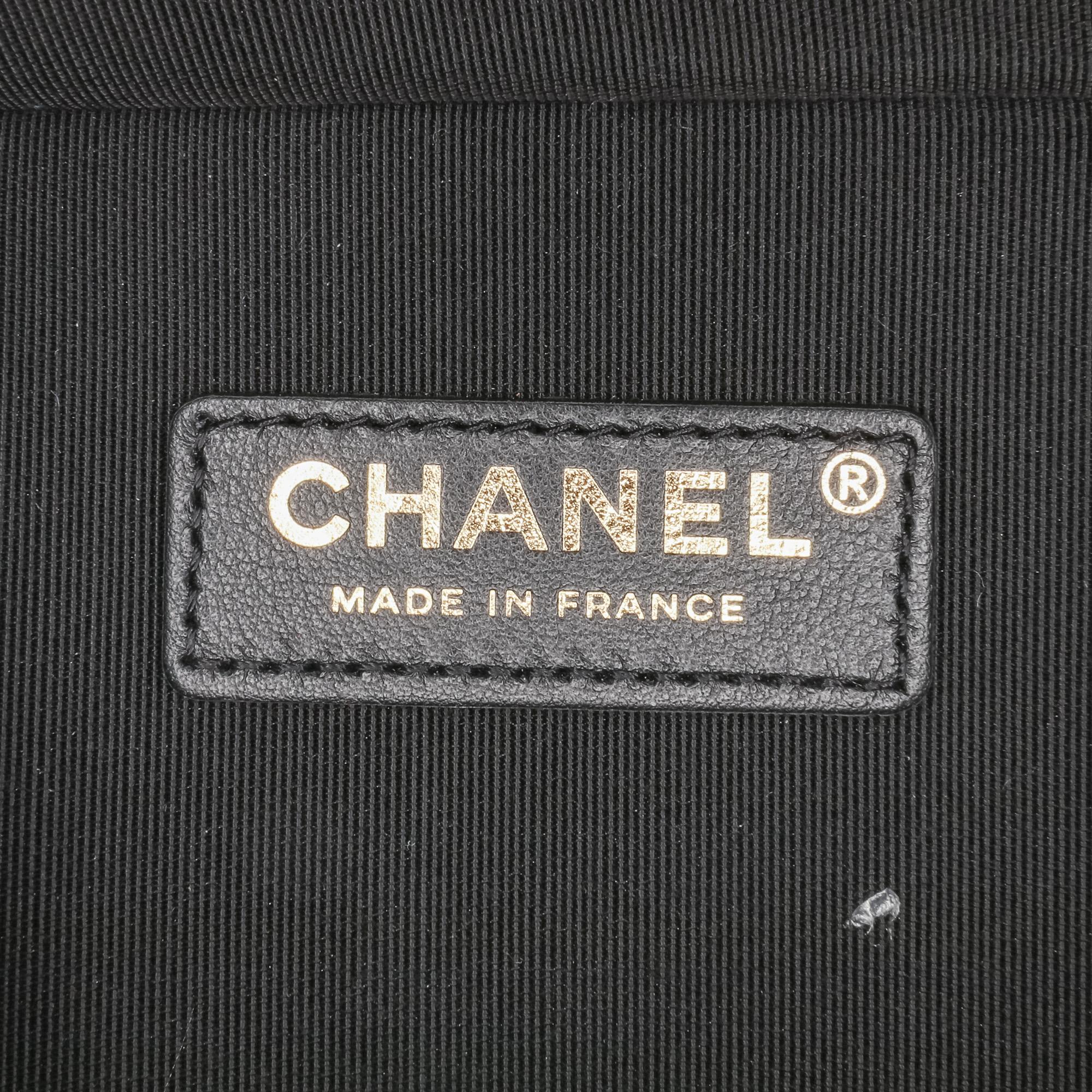 Chanel Calfskin Stitched Cup Of Tea Vanity Case