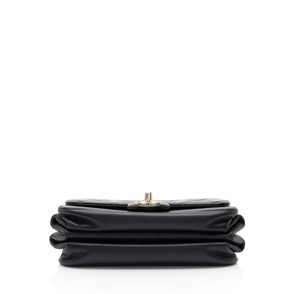 Chanel Calfskin Straight Line Mini Flap Bag