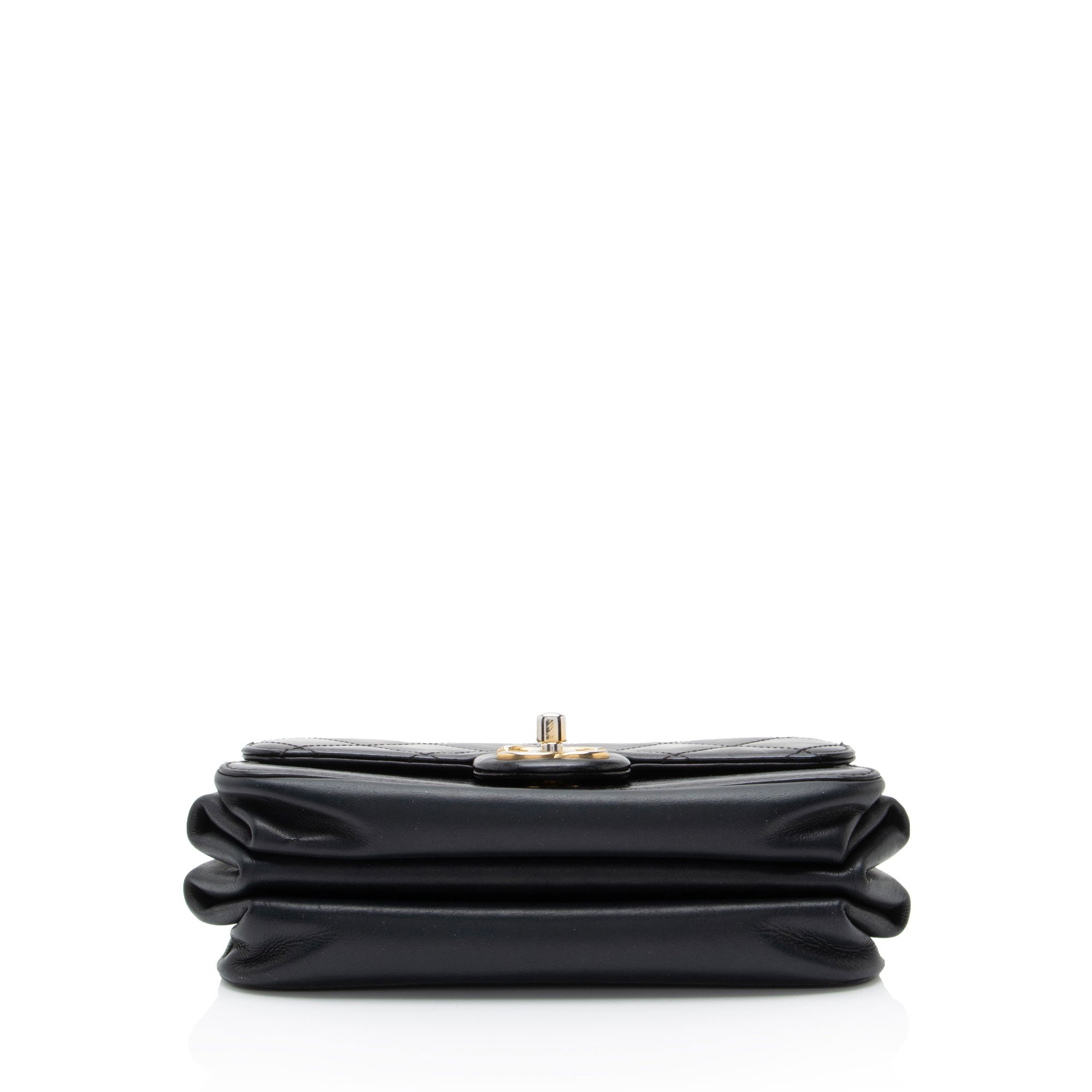 Chanel Calfskin Straight Line Mini Flap Bag