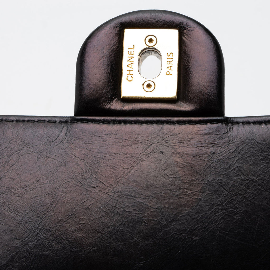 Chanel Calfskin Straight Line Mini Flap Bag