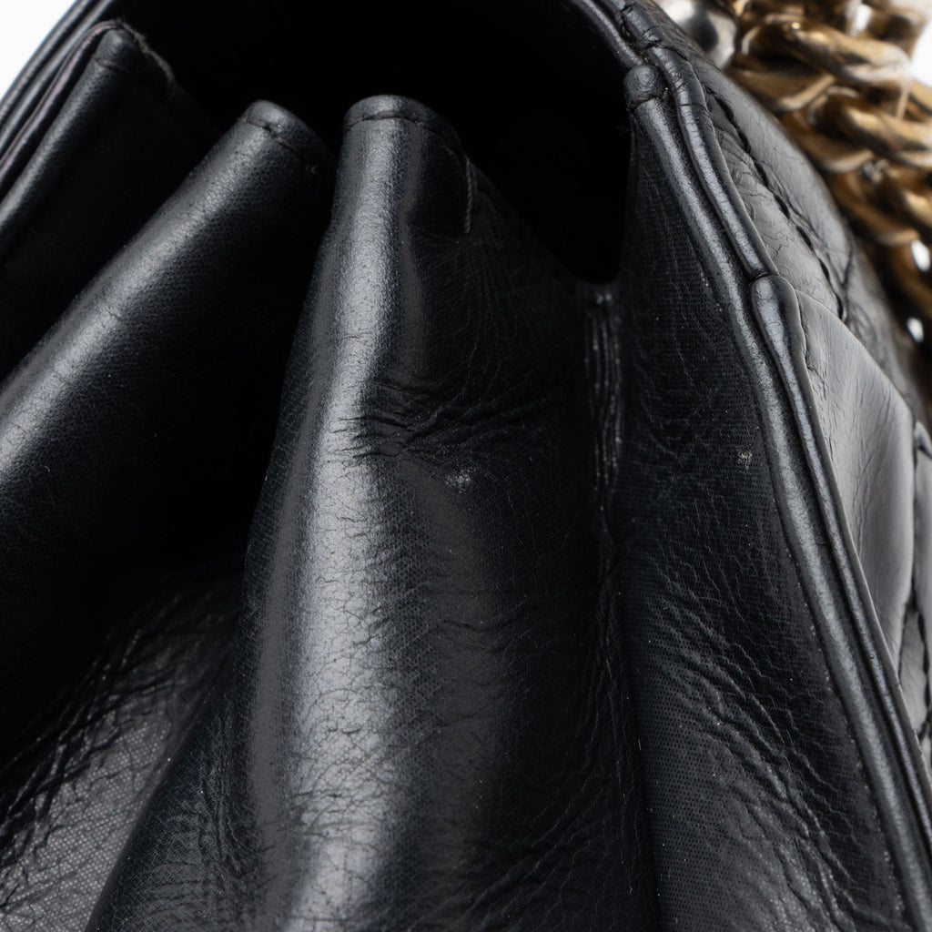 Chanel Calfskin Straight Line Mini Flap Bag
