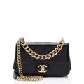 Chanel Calfskin Straight Line Mini Flap Bag