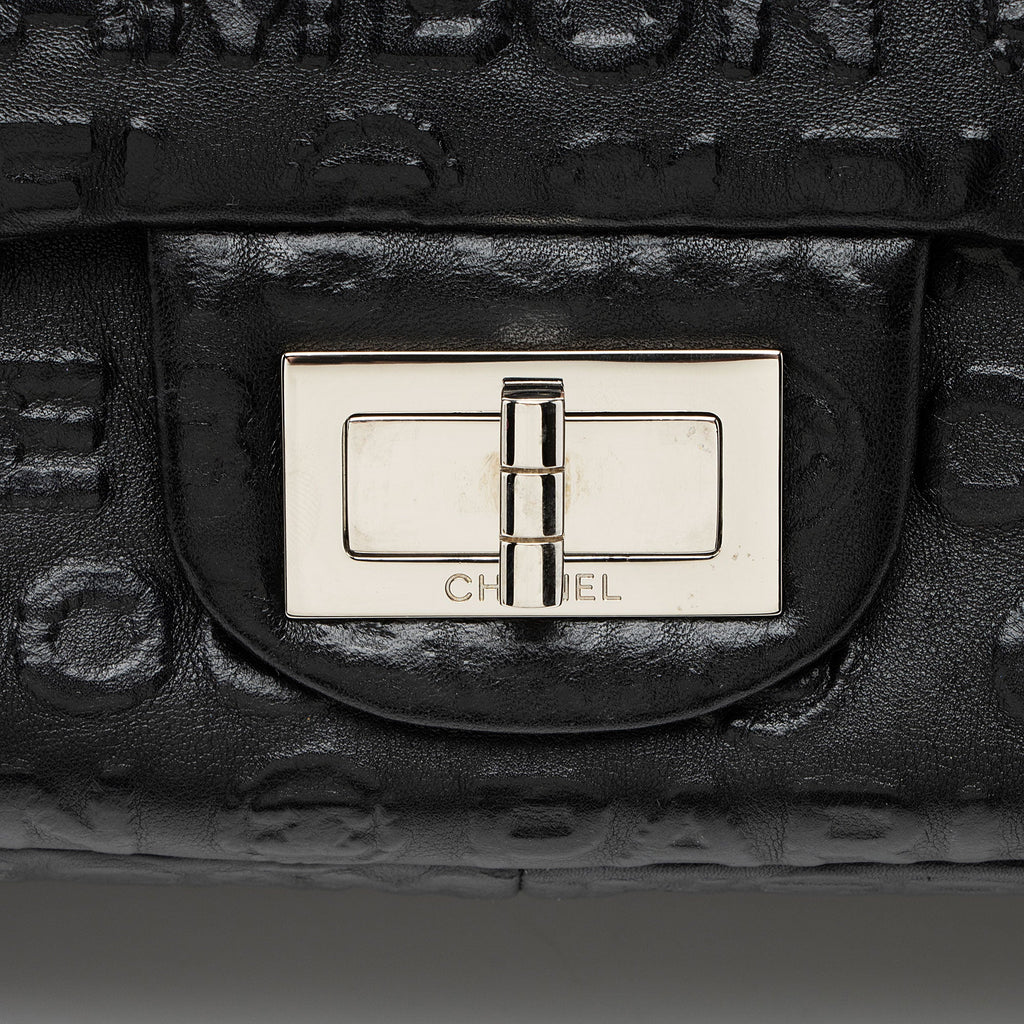 Chanel Embossed Calfskin Unlimited Jumbo Double Flap Bag