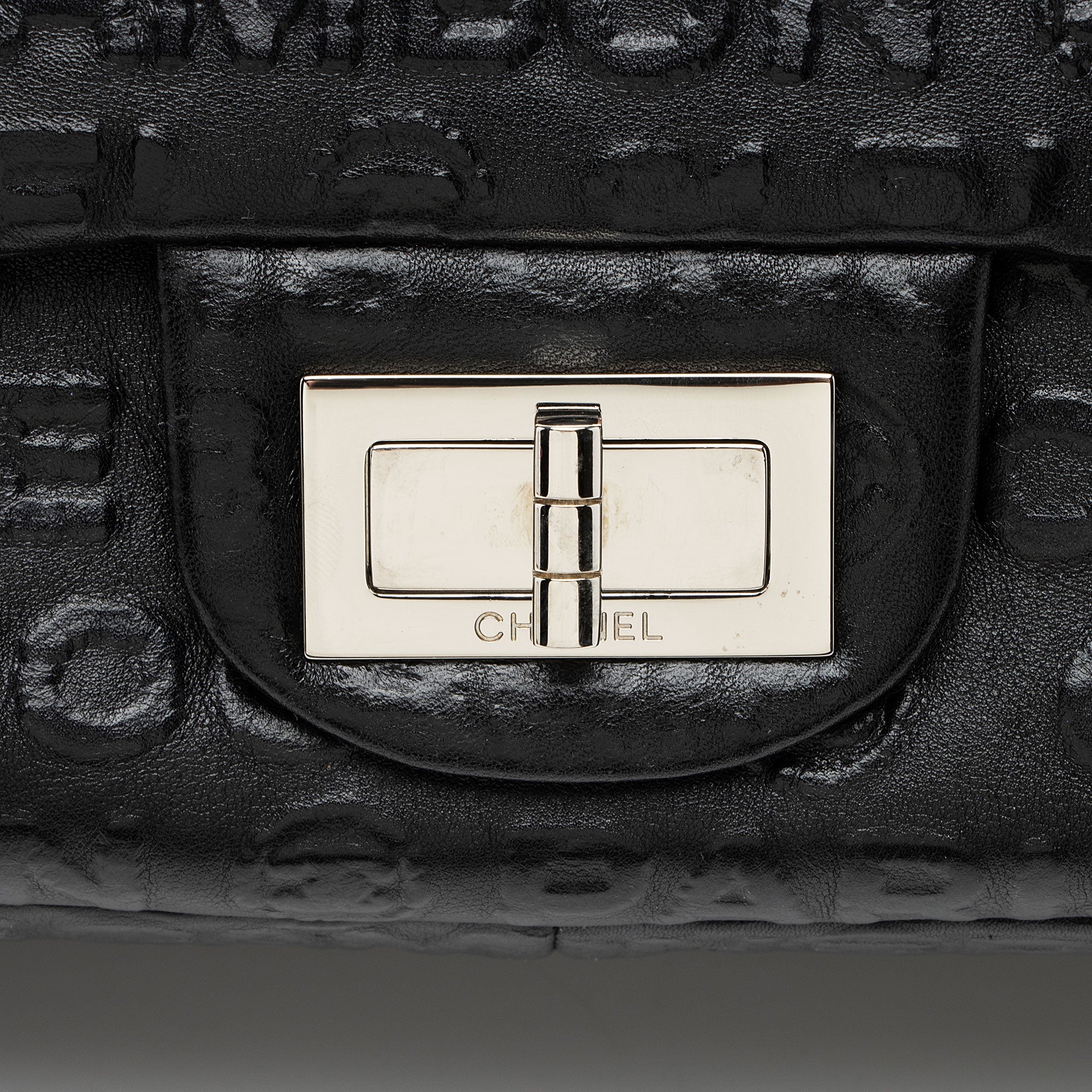 Chanel Embossed Calfskin Unlimited Jumbo Double Flap Bag