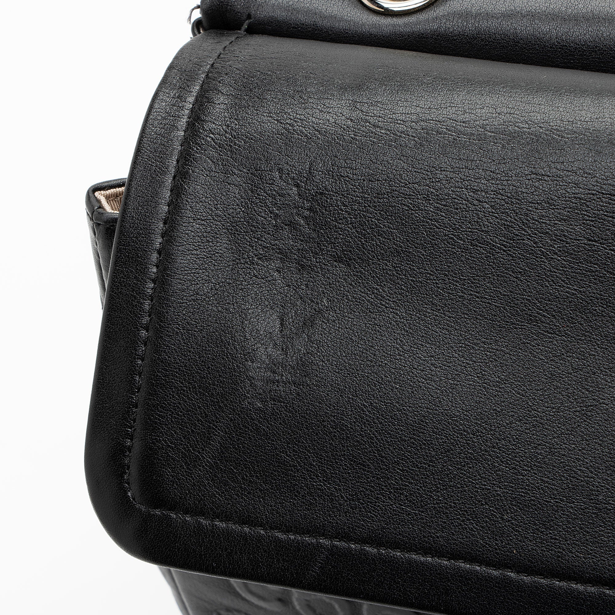 Chanel Embossed Calfskin Unlimited Jumbo Double Flap Bag