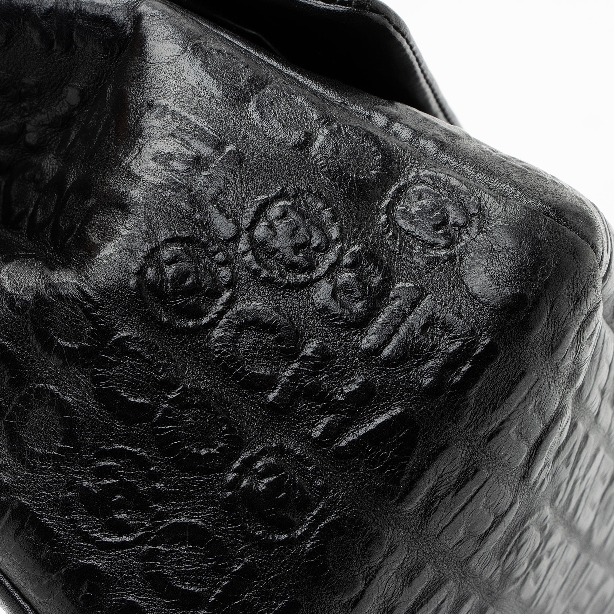 Chanel Embossed Calfskin Unlimited Jumbo Double Flap Bag