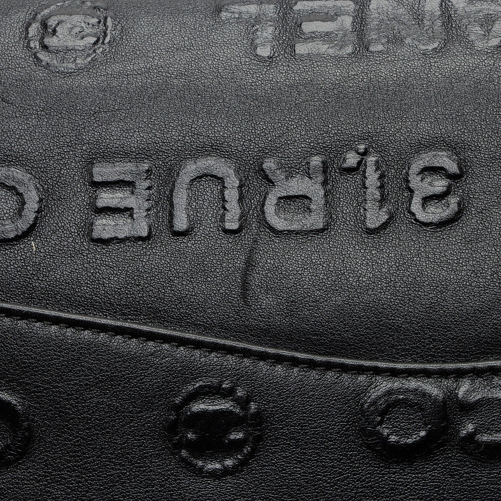 Chanel Embossed Calfskin Unlimited Jumbo Double Flap Bag