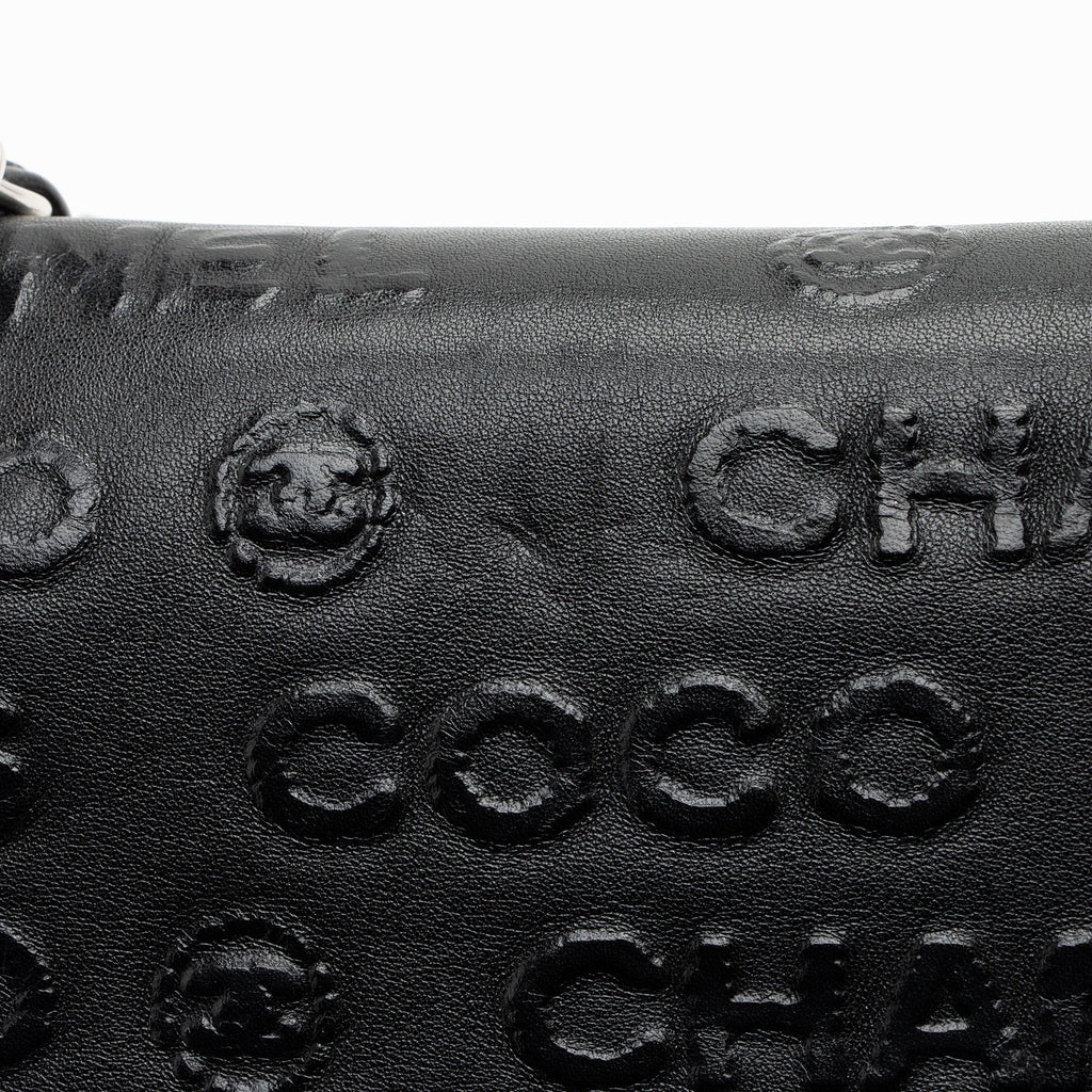 Chanel Embossed Calfskin Unlimited Jumbo Double Flap Bag