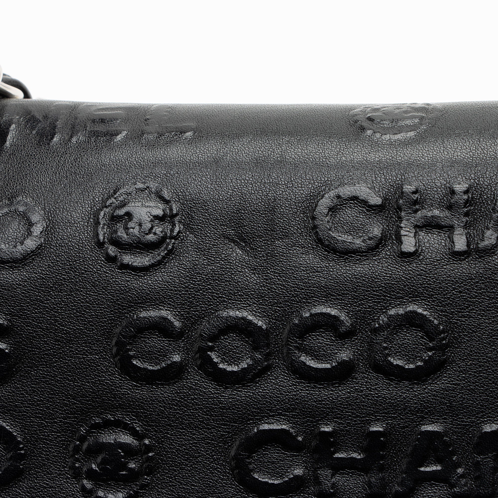 Chanel Embossed Calfskin Unlimited Jumbo Double Flap Bag