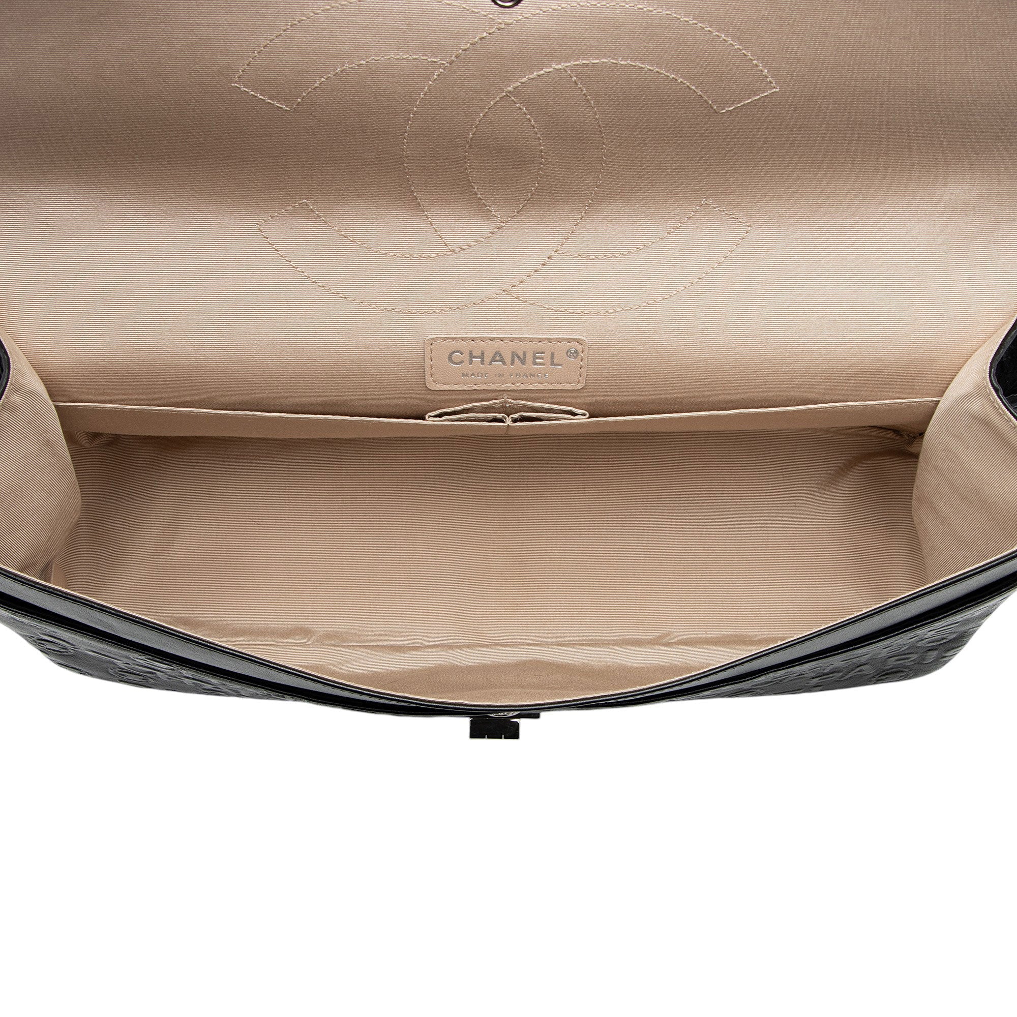Chanel Embossed Calfskin Unlimited Jumbo Double Flap Bag