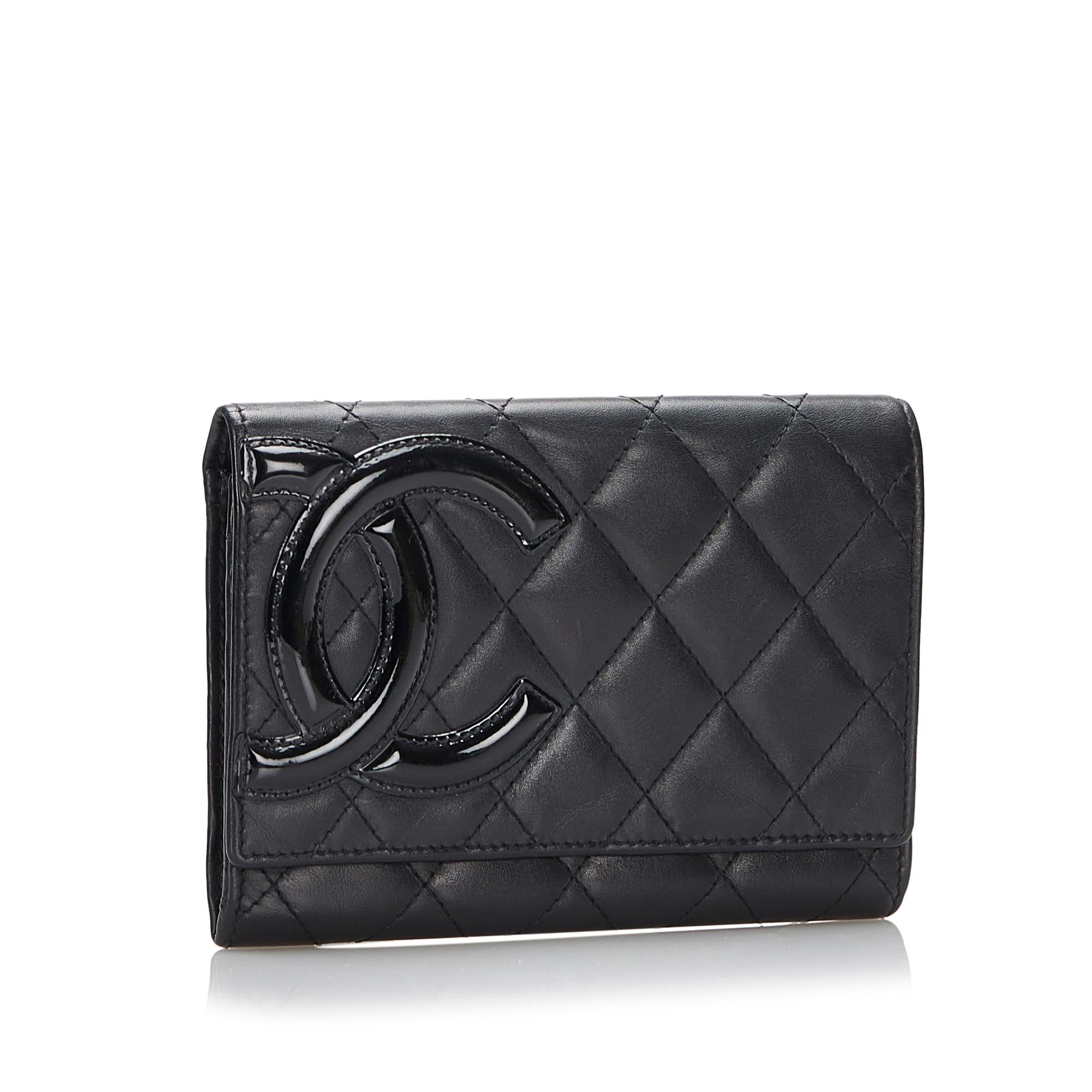 Chanel Cambon Ligne Flap Wallet (SHG-HwZSZR)