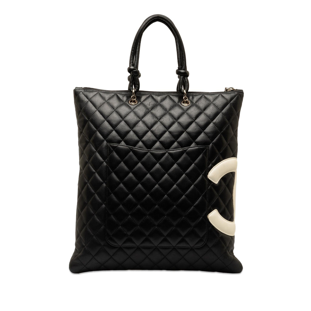 Chanel Cambon Ligne Flat Tote (SHG-s5mH2f)