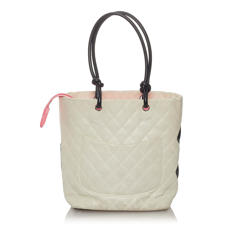 Chanel Cambon Ligne Lambskin Leather Tote Bag (SHG-27559)
