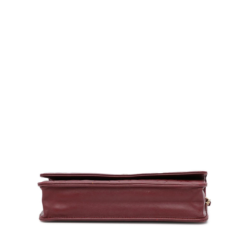 Chanel Camellia CC Wallet On Chain (SHG-HpTlgX)