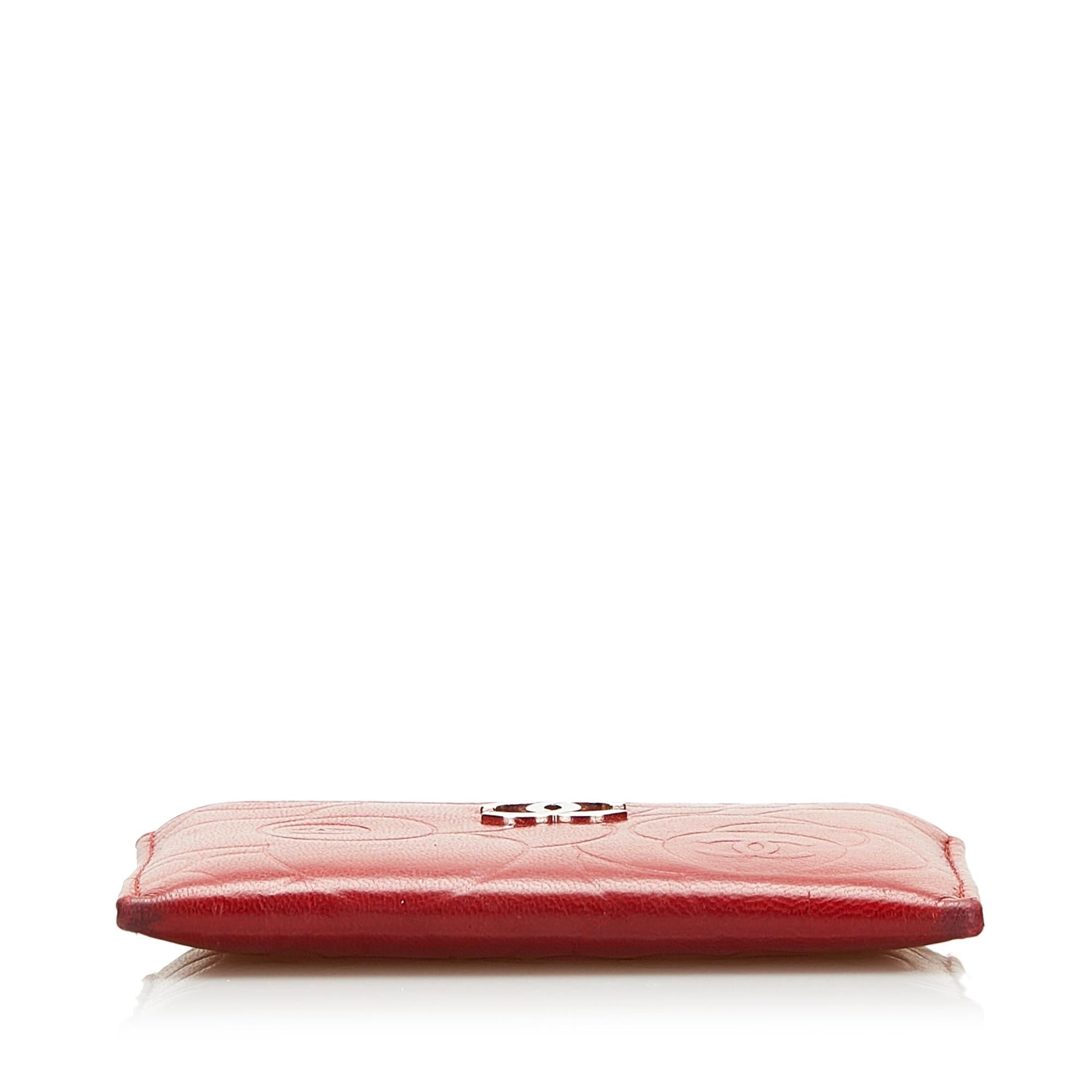 Chanel Camellia Card Holder (SHG-36027)